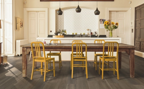 luxury vinyl floors in kitchen